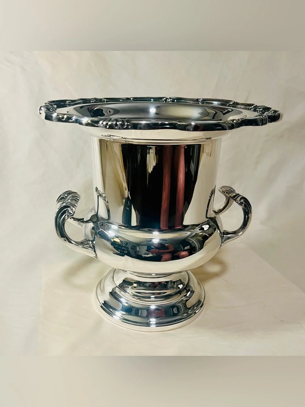 Silver-plate Champagne Chiller Ice Bucket | F.B. Rogers | VTG Georgetown Pattern